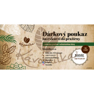 Exkurze do pražírny kávy - pro 2 osoby