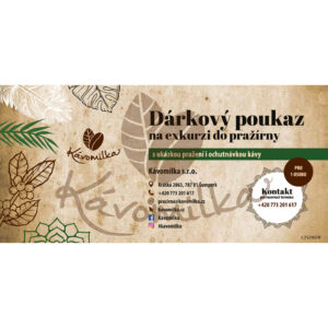 Exkurze do pražírny kávy - 1 osoba